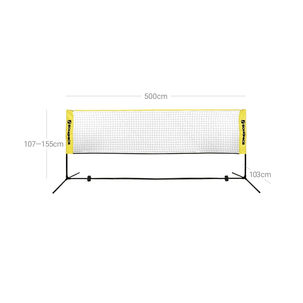 Rete da badminton 5 m regolabile con rete 12_0001999
