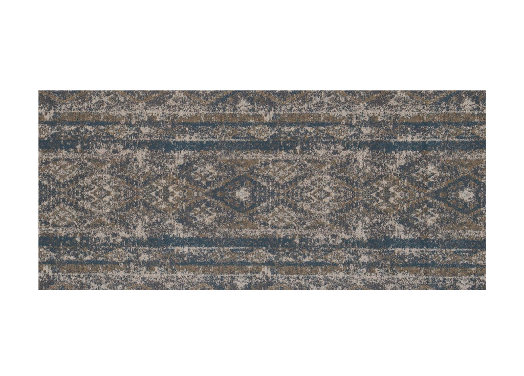 Tappeto Passatoia Tessuto Jacquard Linea Emozioni Disegno Persia Blu - 57x320 - Blu