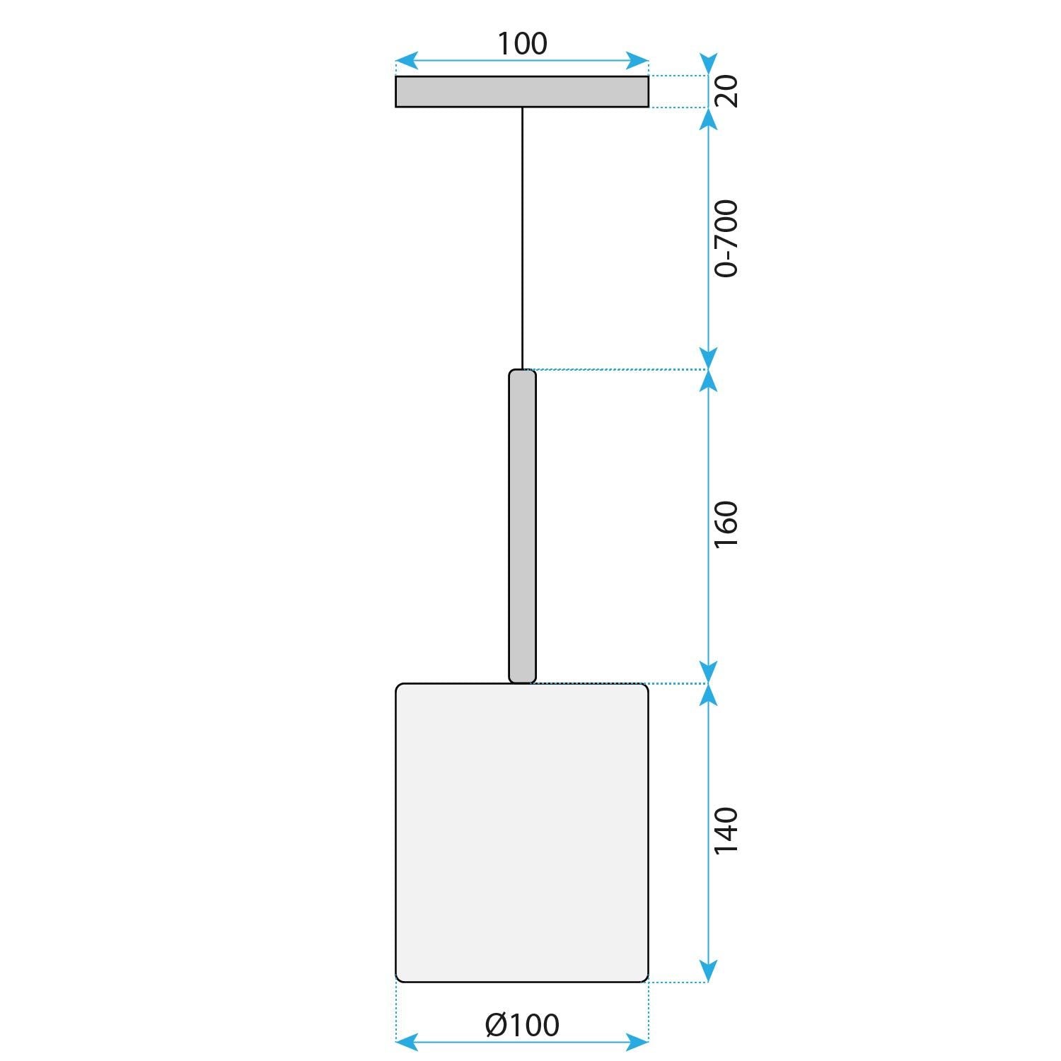 Lampada Da Soffitto APP1699-1CP Amber B