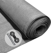 Scheletro di schermo 15x10m recinzione privata 150 g/m² HDPE rete di zonizzazione schermo controvento resistente alle scalfitture - 85% zonizzazione - schermo di bambù grigio