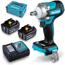 Avvitatore ad Impulsi Makita DTW301RTJ 18V  1/2" 2 Batterie 5,0Ah e Makpac