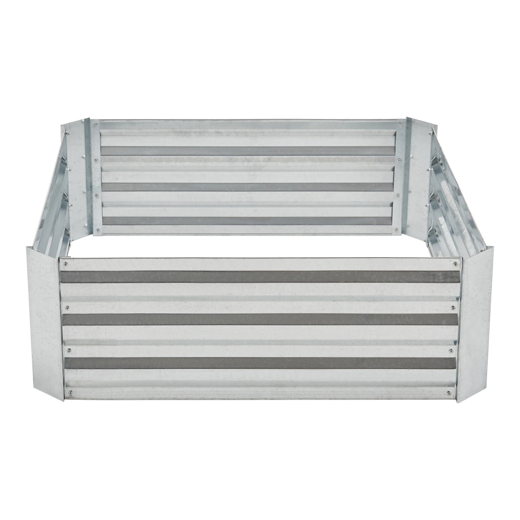 Aiuola Alta da Giardino 'Barneveld' - Senza Pavimentazione - color Argento [en.casa]