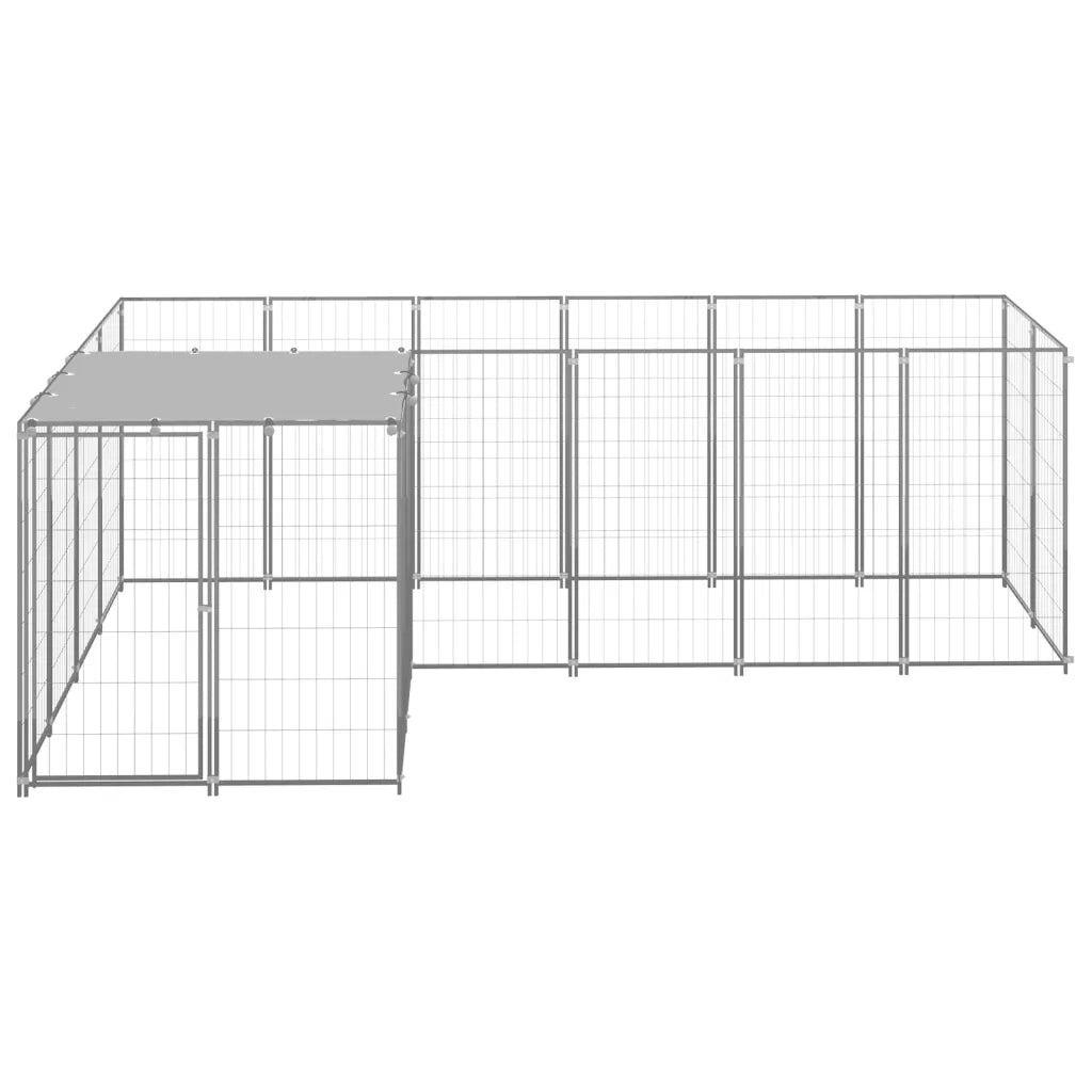 Gabbia per Cani Argento 4,84 mÂ² in Acciaio   cod mxl 48556