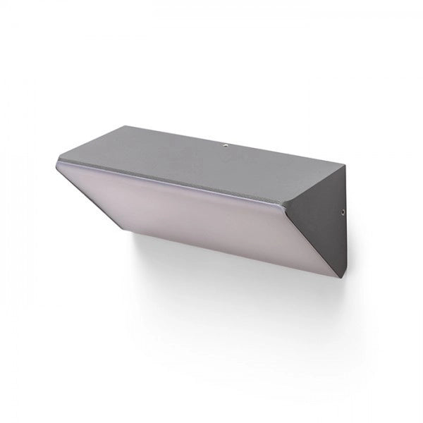 Lampada applique ANDANTE da parete grigio antracite acrilato opaco 230V LED 21W IP65  3000K