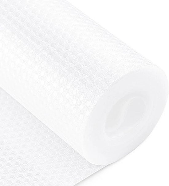 Lademat antiscivolo, 45 x 500 cm, impermeabile e resistente all'olio, inlegatura per contenitori in cucina, frigorifero, tavole