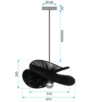 Lampada APP1828-1CP Nature