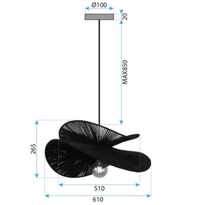 Lampada APP1828-1CP Nature