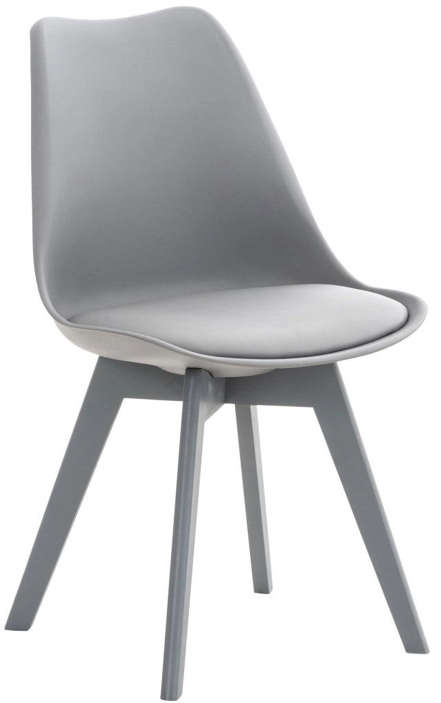 Sedia Pranzo Linares Grigio/grigio,Plastica