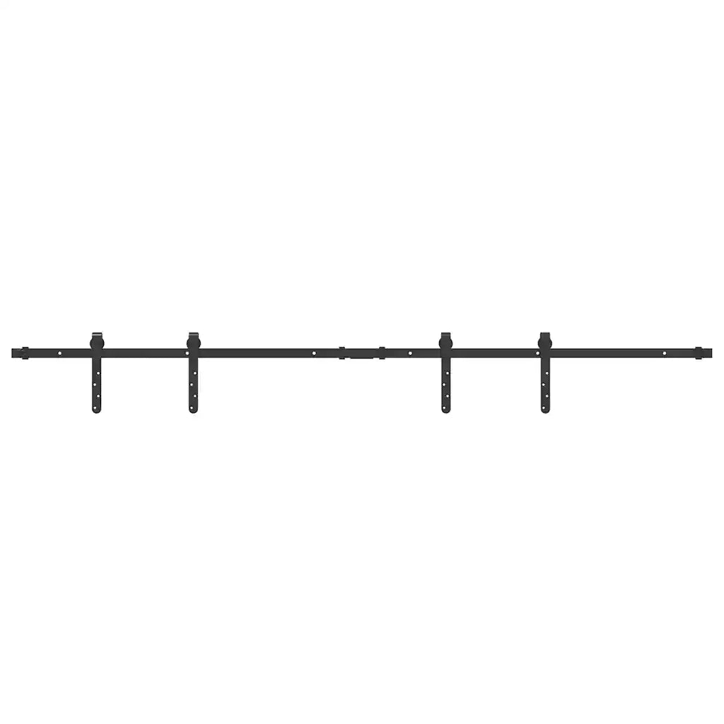 vidaXL Kit Anta Scorrevole per Armadio 183 cm in Acciaio al Carbonio
