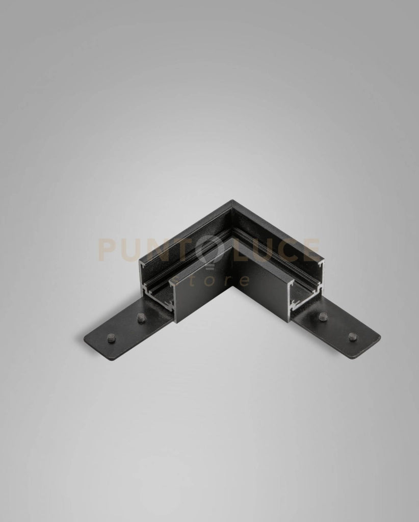 GIUNTO ANGOLORE MECCANICO PER BINARIO PER 48V H2,74CM NERO