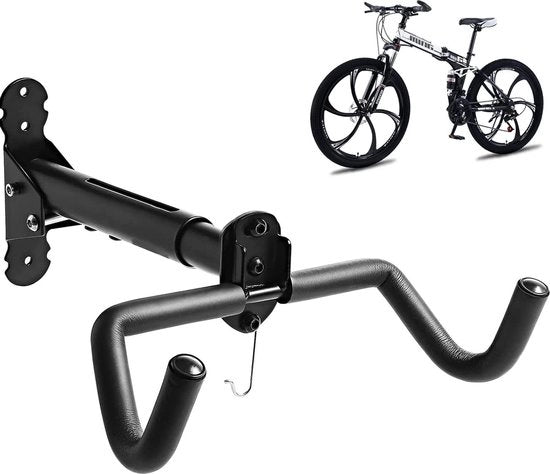 Rack di Magazzinaggio per Biciclette con Sostegno alla Parete