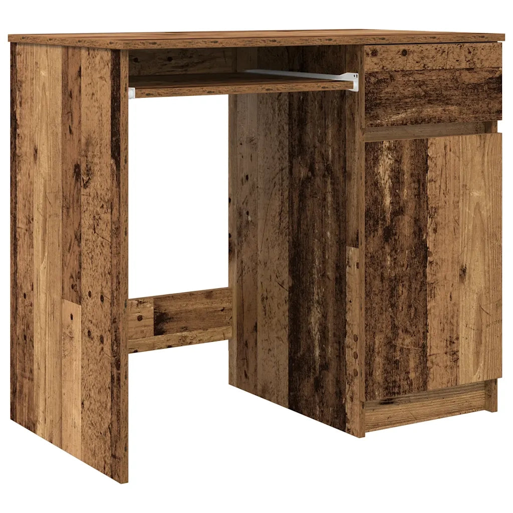 vidaXL Scrivania Legno Antico 86x49x76 cm in Legno Multistrato