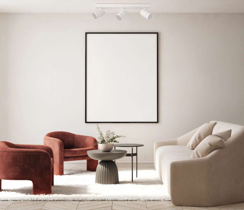 Faretto soffitto 3 luci bianco orientabile LED 15W Selma Italux