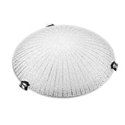 LIGHT PLAFONIERA IN VETRO TONDA DA 40 CM IN COLORE BIANCO