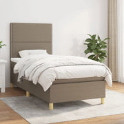 Giroletto a Molle con Materasso Tortora 90x200 cm inTessuto 3142229