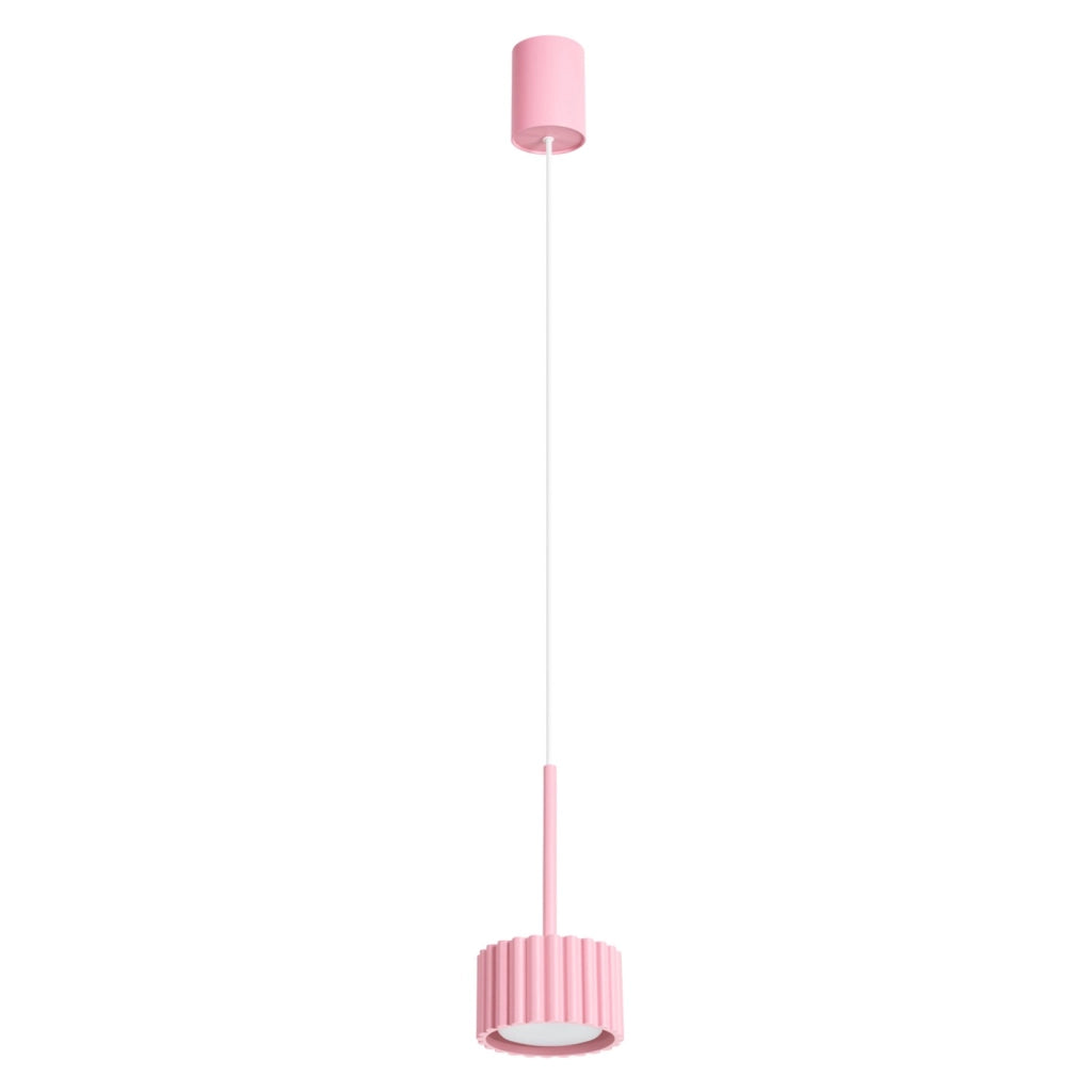 Lampada a sospensione AURA 1 rosa Gx53