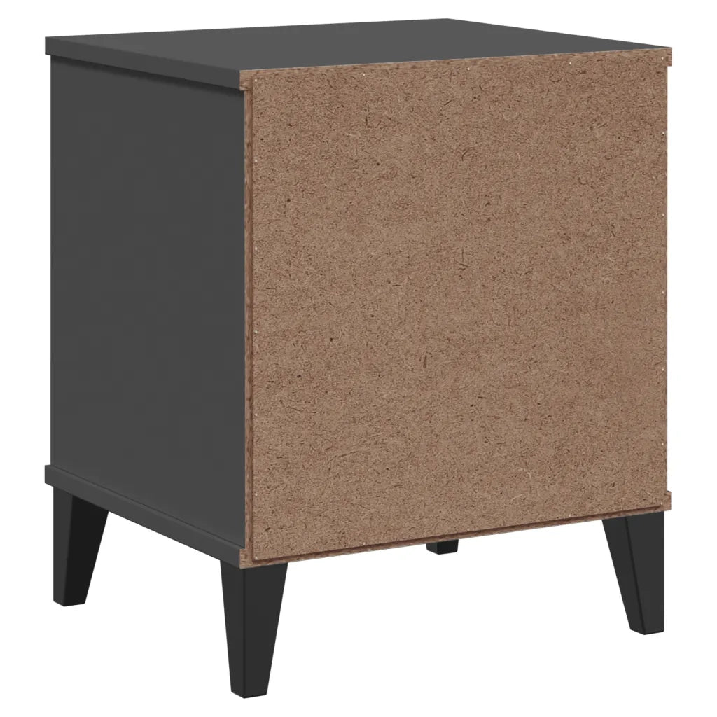 Comodino VIKEN Antracite in Legno Multistrato 374910