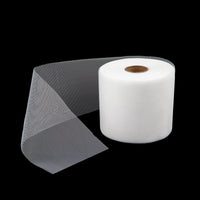 Set 3 Bobine Decorativa Tulle Rotolo 12,5 100 mt Bianco
