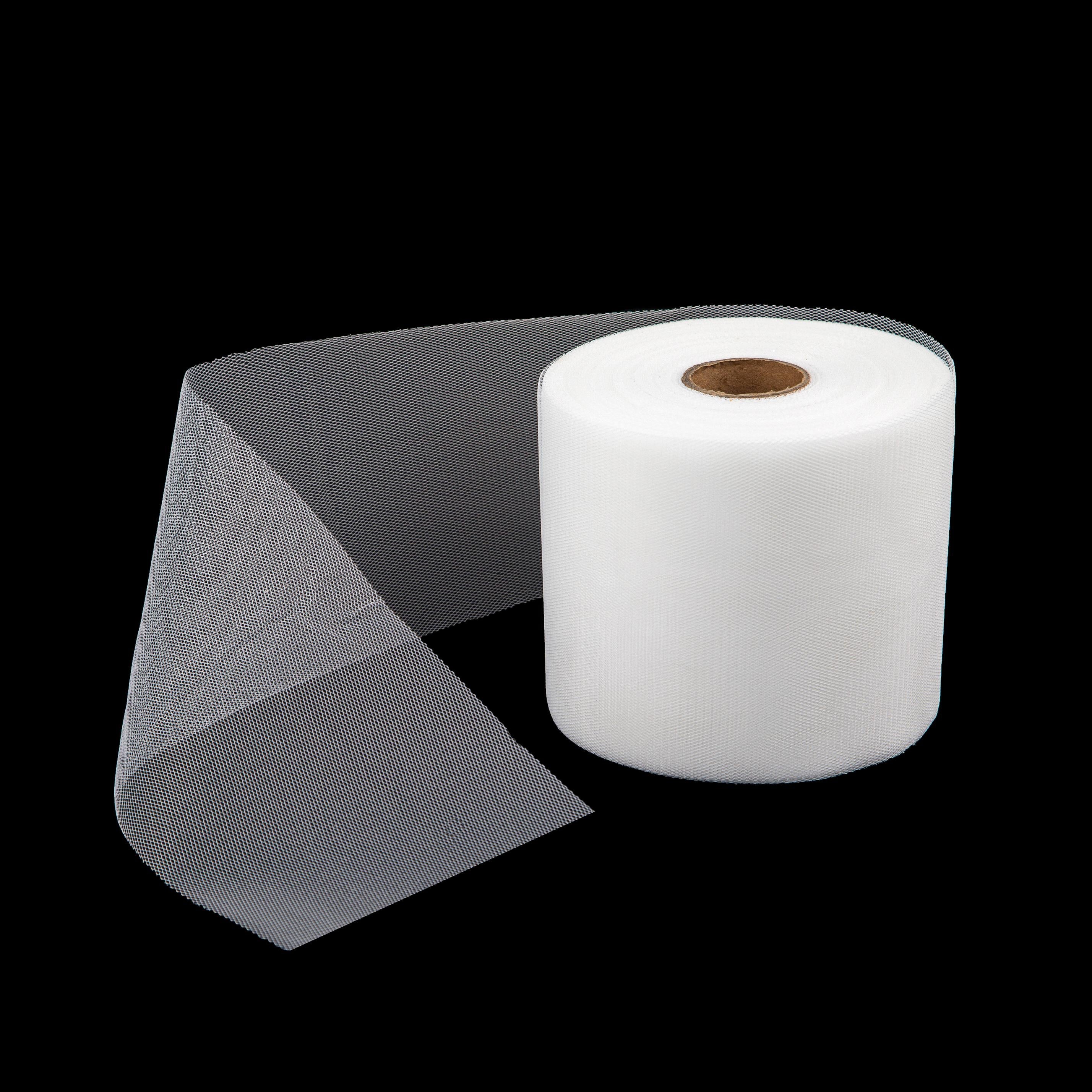 Set 3 Bobine Decorativa Tulle Rotolo 12,5 100 mt Bianco