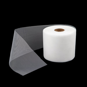 Set 3 Bobine Decorativa Tulle Rotolo 12,5 100 mt Bianco