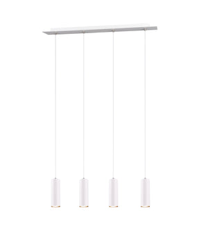 Lampada a Sospensione da Interno  GU10 in Metallo Bianco