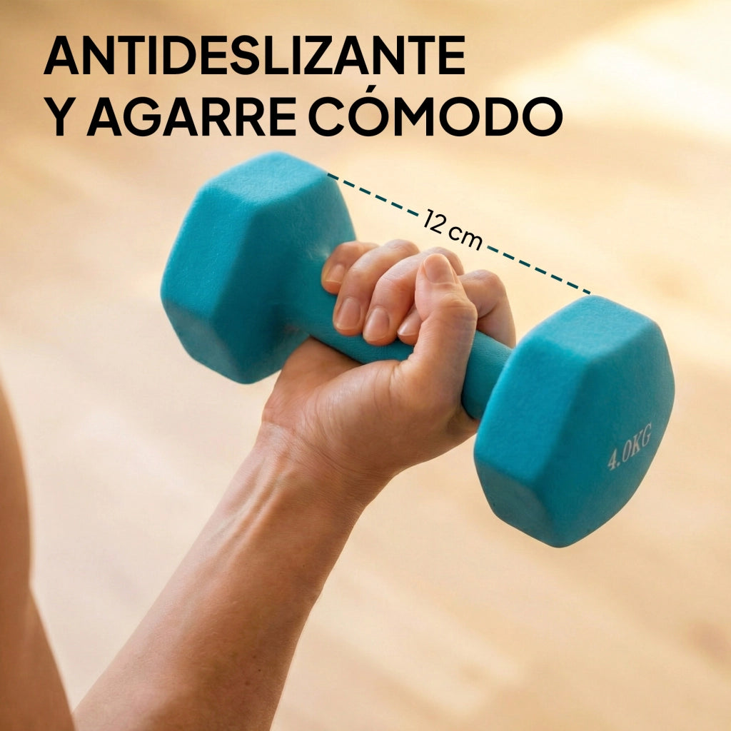 Set manubri con supporto ¨C zephmum ¨C 1kg 2kg 3kg 4kg multicolore