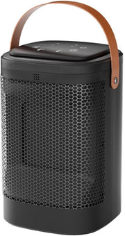 Ventilatorkachel portatile con termostato ceramico, protezione contro sovraccaloramento e caduta e controllo a distanza.