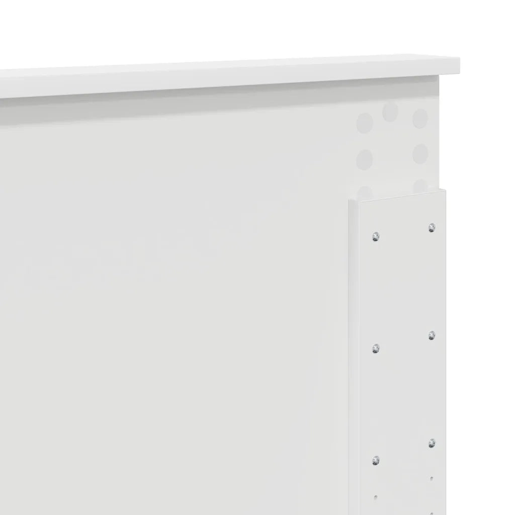 Testiera-Testata-Testiera Decorativa Bianco 135 cm Legno multistrato 584858