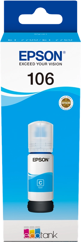 ORIGINAL Epson Cartuccia d'inchiostro ciano C13T00R240 106 ~5000 Seiten 70ml