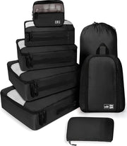 Set di organizzatori per valigia - Organizzatore per valigia e borsa - Super utile per viaggi - Mai più sovraccaricare - Ordinare - Viaggiare con facilità