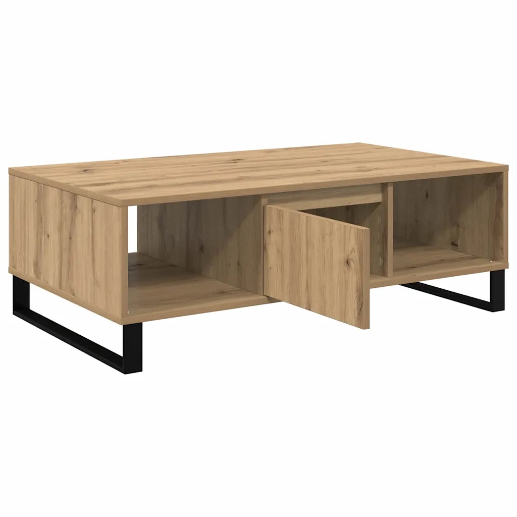 Tavolino da salotto Rovere artigianale 104 x 60 x 35 cm