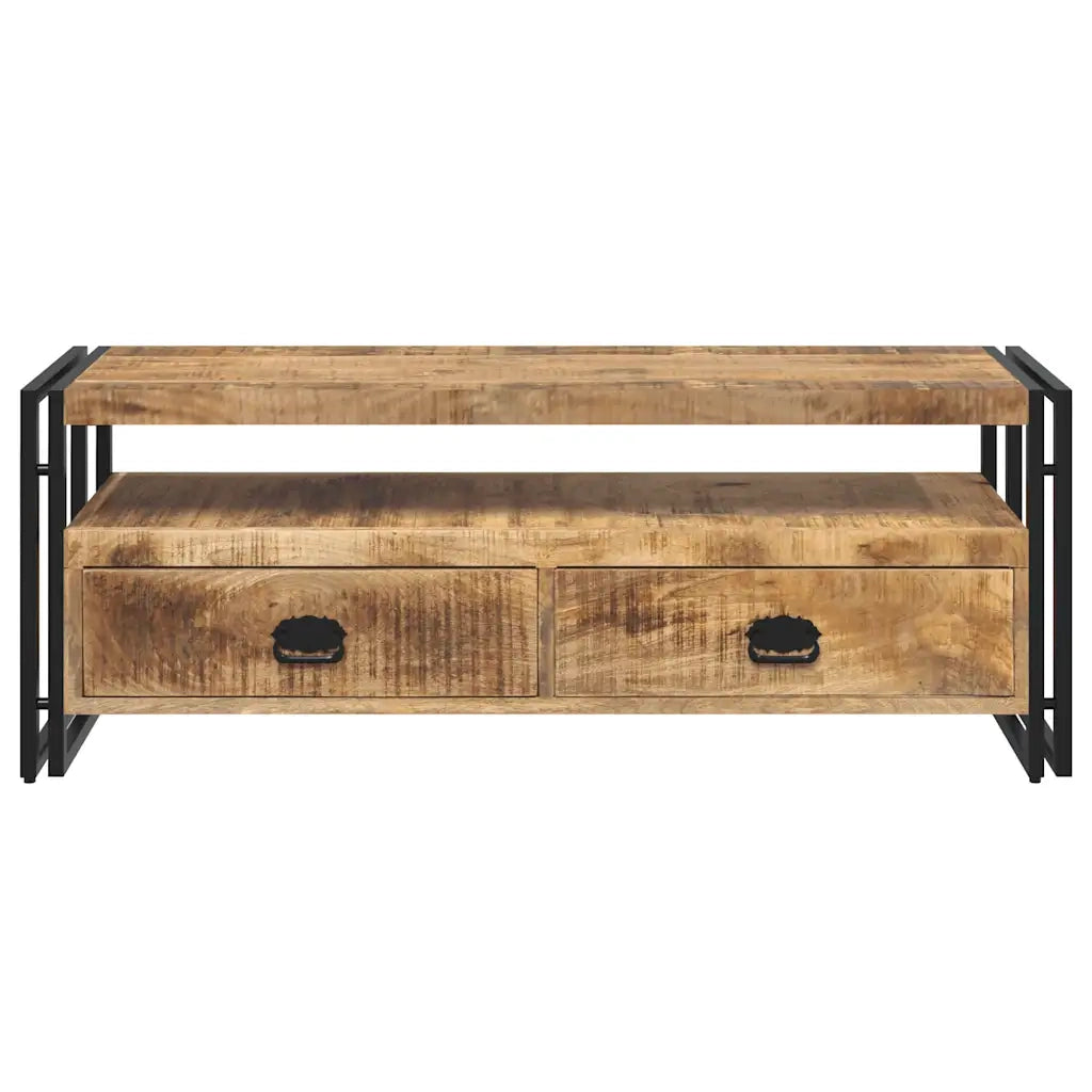 Mobile Porta TV 120x35x45 cm Legno Massello di Mango  cod mxl 11814