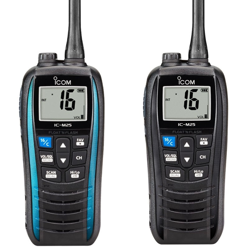 VHF IC-M25 EURO NERO "evo"