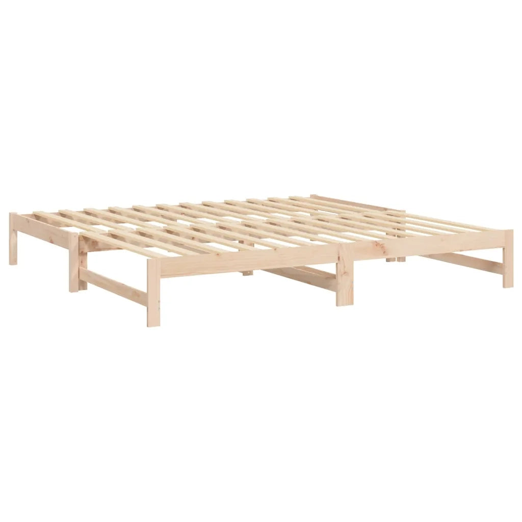 Dormeuse Estraibile 2x(80x200) cm in Legno Massello di Pino 823409