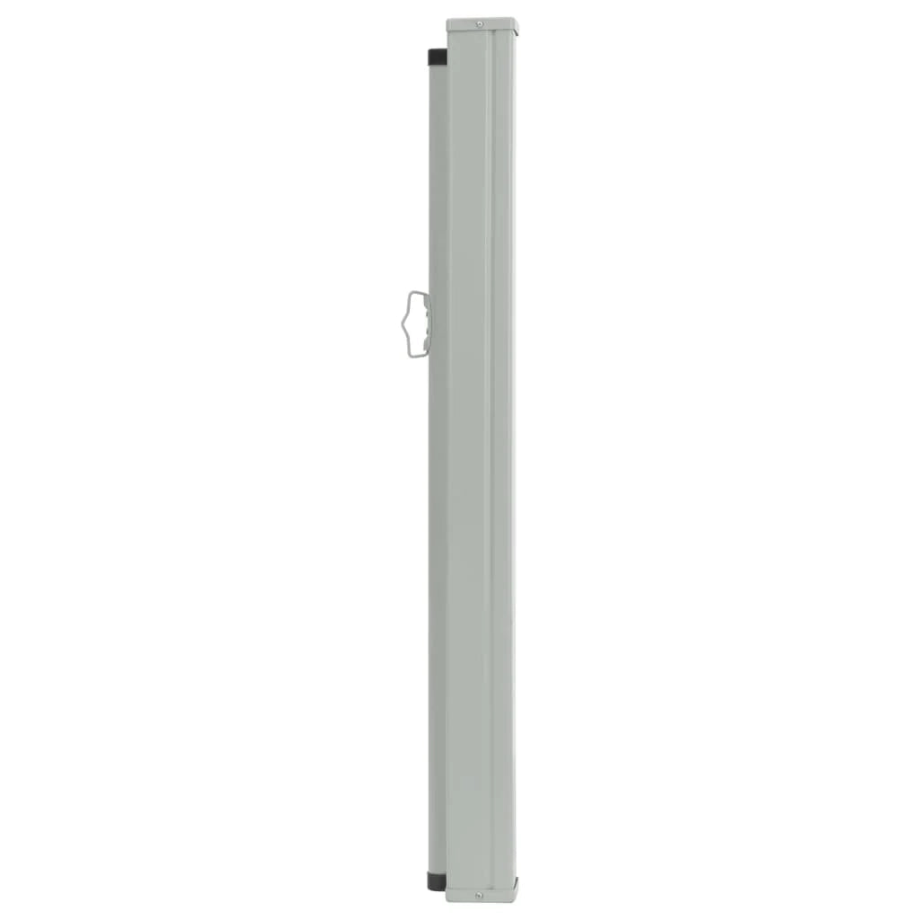 Tenda da sole laterale retrattile/schermo privacy per patio giardino terrazza balcone 140 x 500 cm grigio 02_0007255
