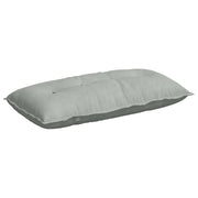 Cuscino per Schiena | Cuscino dorsale Grigio chiaro 100 x 50 cm Tessuto in Cords
