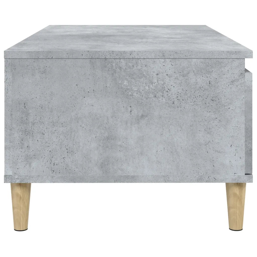 Tavolino salotto | Tavolino da caff¨¨ | Tavolino da Soggiorno Grigio Cemento 90x50x36,5 cm Legno Multistrato