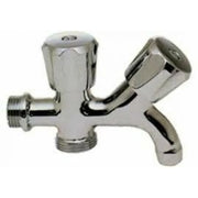 Rubinetto lavatrice duplex