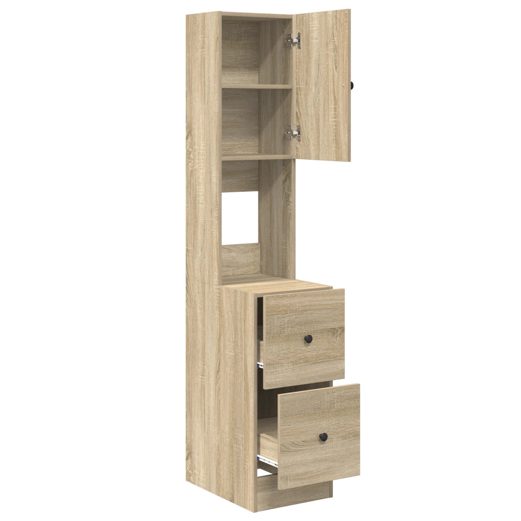 Armadio da Cucina Rovere Sonoma 35x50x180 cm Legno Ingegnerizzato