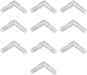 Ventilatore di aria 2 vie tipo L - Connessione L - 10 pezzi - Plastica - Per tubo di aria da 4 mm - Facile da montare - Distributore di aria