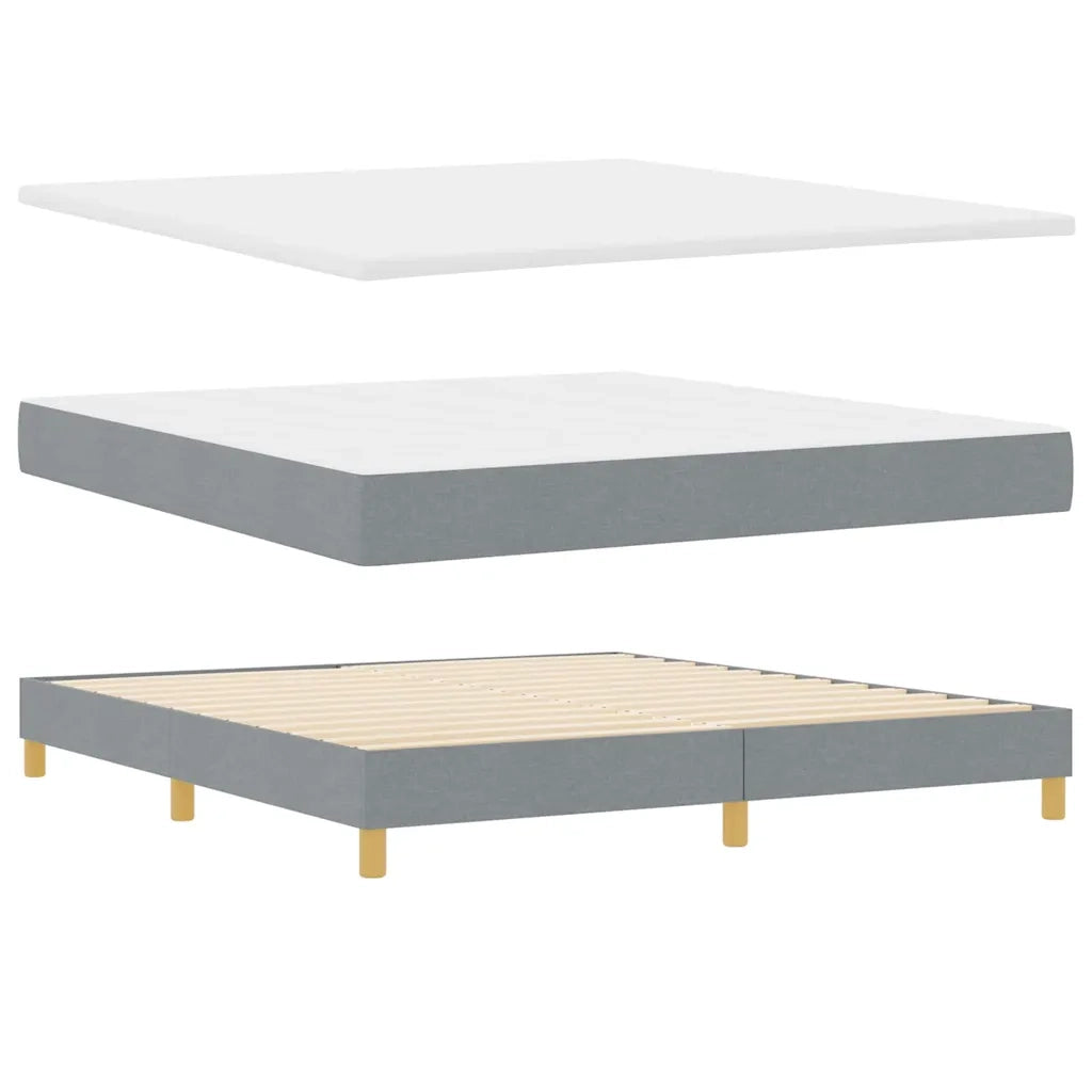 <strong>Letto a Molle< / strong> Grigio chiaro 180 x 200 cm 3341370