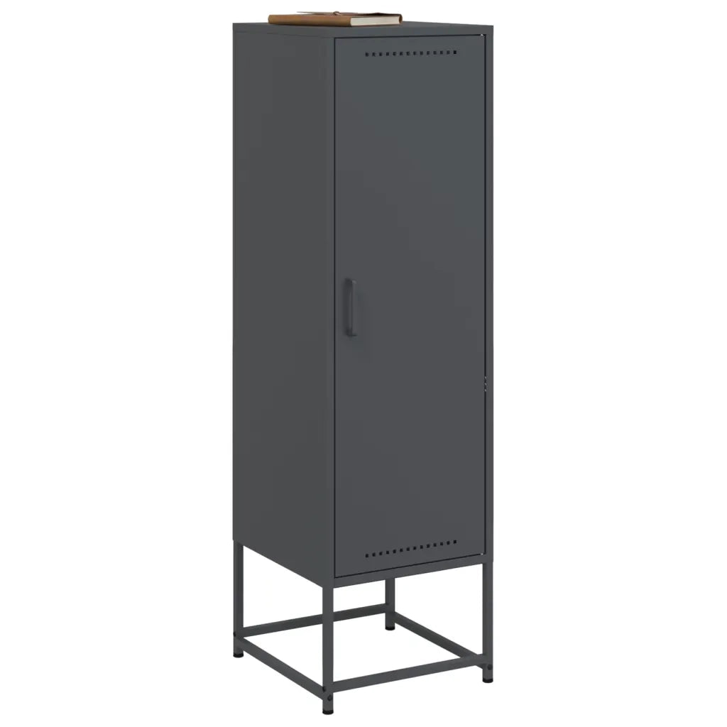 Credenza Antracite 36x39x123 cm in Acciaio 846526
