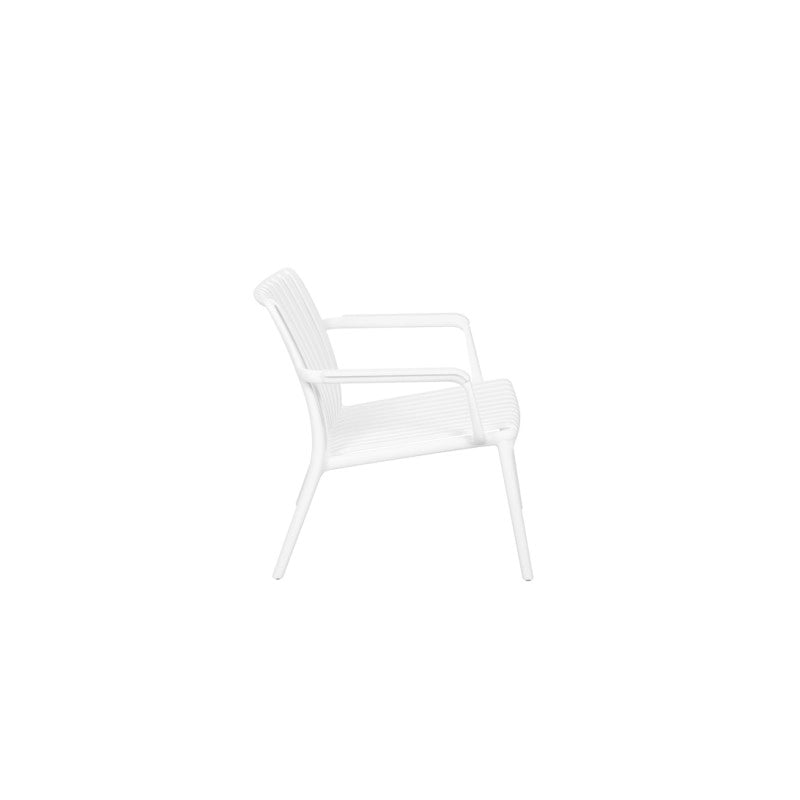 Poltrona Balcony Set Valencia Resina Bianco Moia