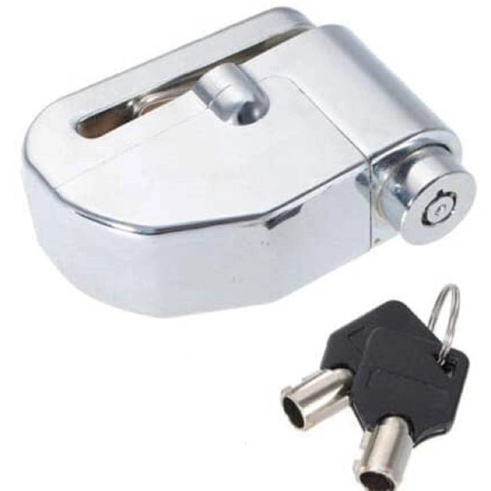 Trade Shop - Lucchetto Blocca Disco Per Moto Con Allarme Sirena Antifurto Lk-03 Cw564 -