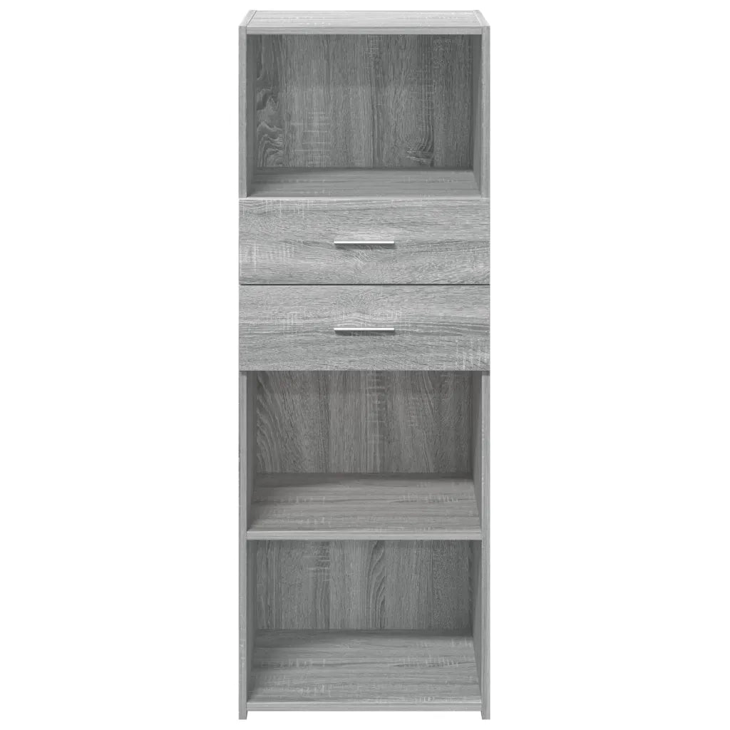 Credenza Grigio Sonoma 45x42,5x124 cm in Legno Multistrato 846171