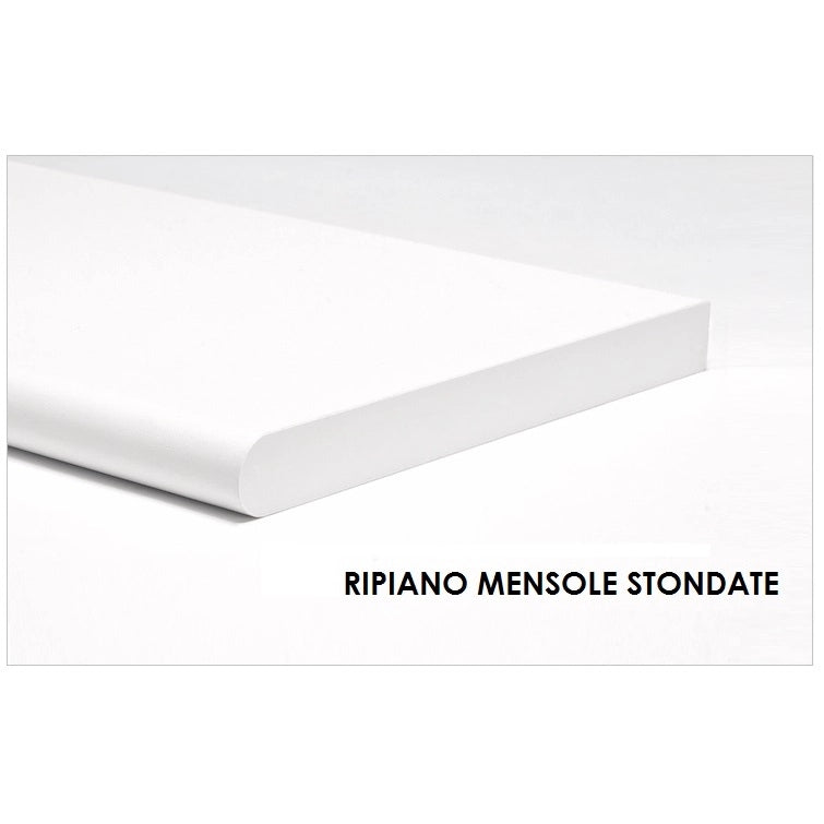 RIPIANO STONDATO CM. 1.8X20X60 BIANCO