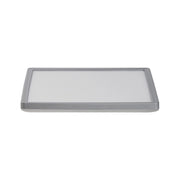 Plafoniera LED Argento in Materiale Sintetico Quadrata 30 cm Pannello Luminoso LED a Filo Soffitto con Telecomando
