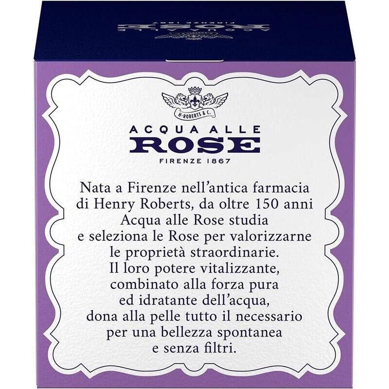 ACQUA ALLE ROSE CREMA VISO ANTIRUGHE RIMPOLPANTE ANTI-ETÀ DI ROSA NERA E ACIDO IALURONICO AZIONE RIEMPITIVANSIVA 50 ML
