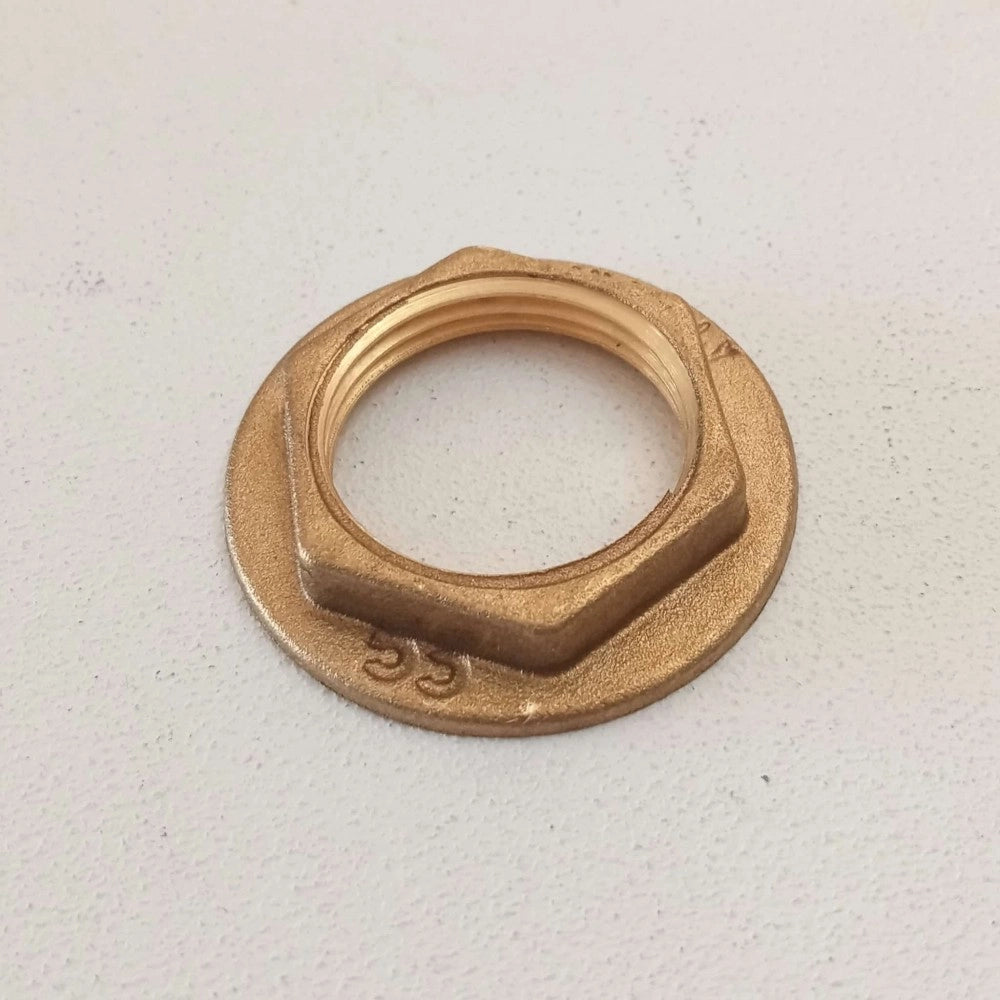 Controdado da 1 flangiato dado di ottone