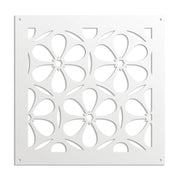 ESAPRIME - Pannello in PVC traforato - Parasole Colore: bianco, Misura: 73x73 cm